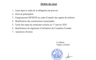 Conseil Municipal